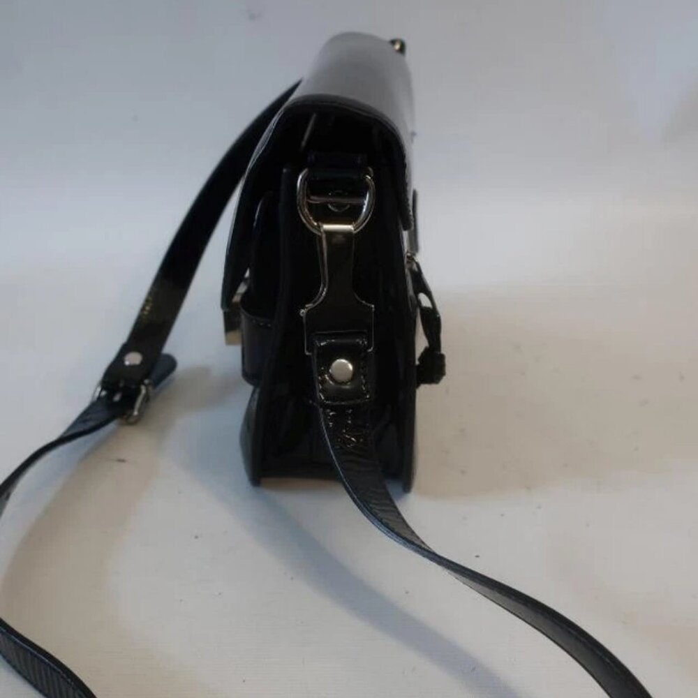 Authentic Proenza Schouler PS11 Black Holographic Patent Leather Shoulder Bag - Picture 7 of 16